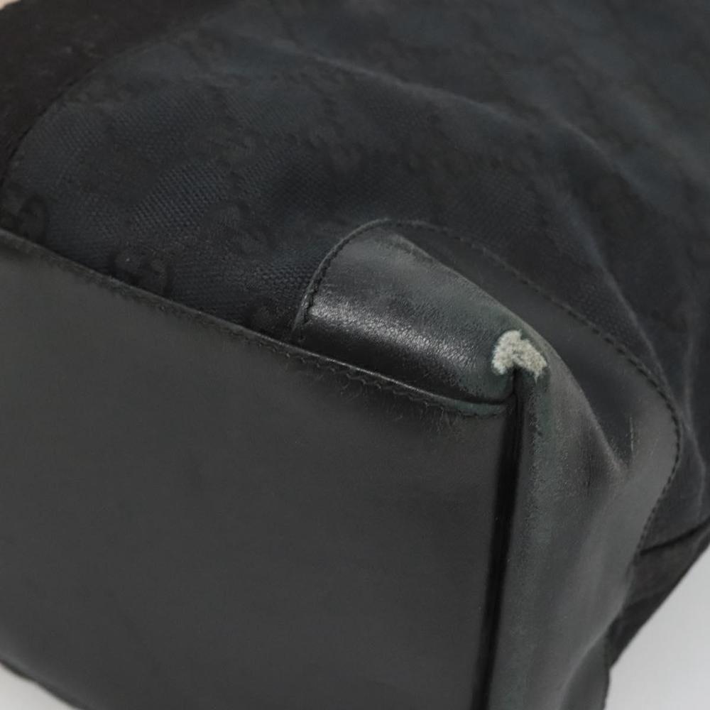 GUCCI GG Canvas Sherry Line Hand Bag Black Silver 002 1093 Auth ep10440 - Picture 8 of 16